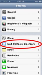 Mail Settings Picture