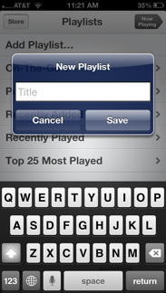 Name Playlist