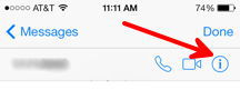 Message Contact Info