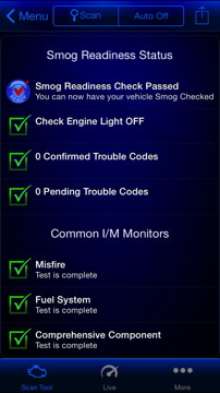 Smog Test Results