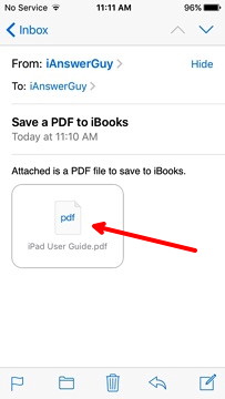 PDF in Email