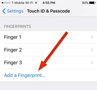Add Fingerprint