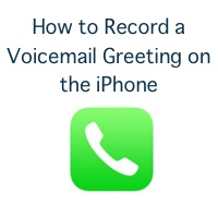 Record Voicemail Greeting